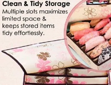A Set of 3 Clothes Storage Compartment