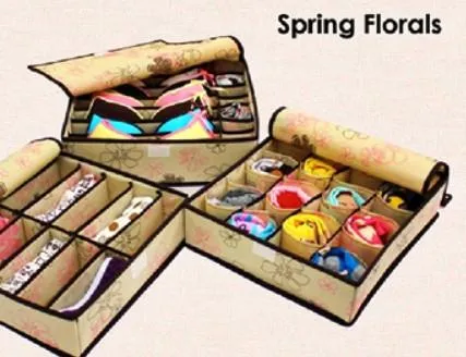 A Set of 3 Clothes Storage Compartment