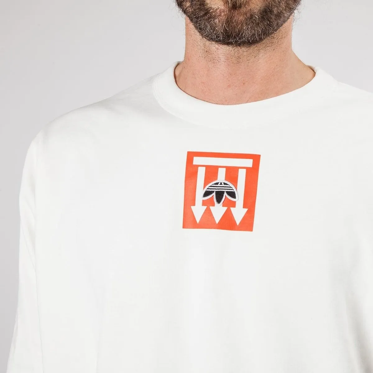 adidas by Alexander Wang AW Graphic Crew (Weiß)