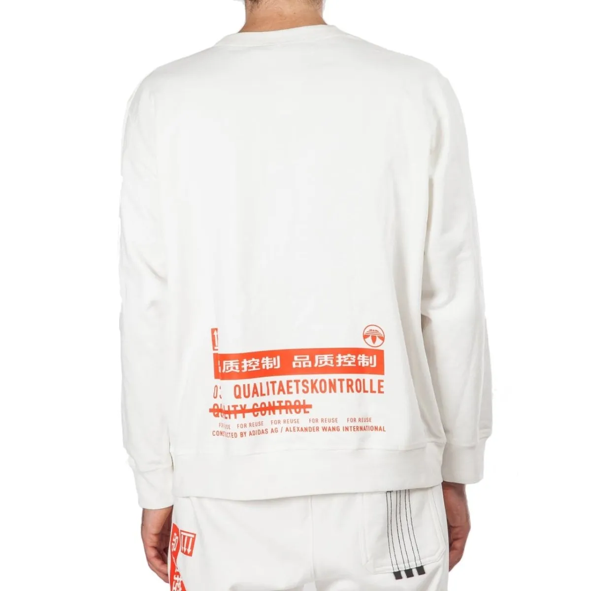 adidas by Alexander Wang AW Graphic Crew (Weiß)