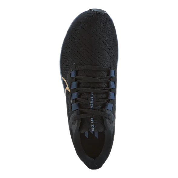 Air Zoom Pegasus 38 Women's Ru Black/mtlc Gold Coin-thunder B