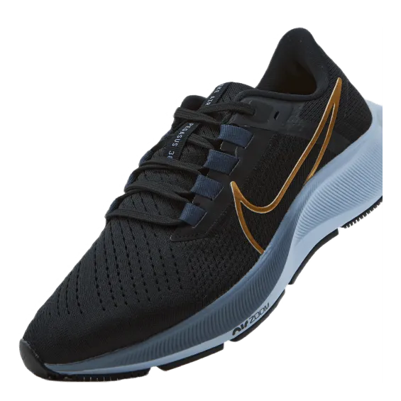 Air Zoom Pegasus 38 Women's Ru Black/mtlc Gold Coin-thunder B