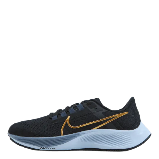 Air Zoom Pegasus 38 Women's Ru Black/mtlc Gold Coin-thunder B
