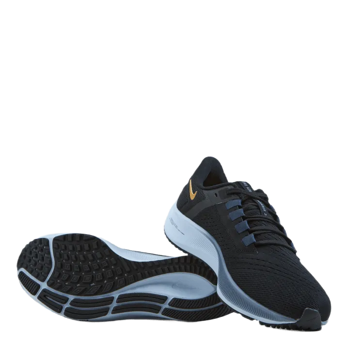 Air Zoom Pegasus 38 Women's Ru Black/mtlc Gold Coin-thunder B