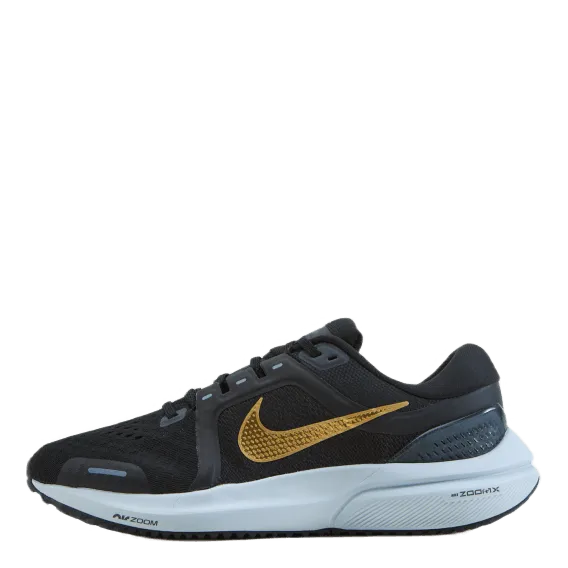 Air Zoom Vomero 16 Women's Run Black/mtlc Gold Coin-dk Smoke