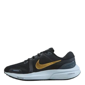 Air Zoom Vomero 16 Women's Run Black/mtlc Gold Coin-dk Smoke