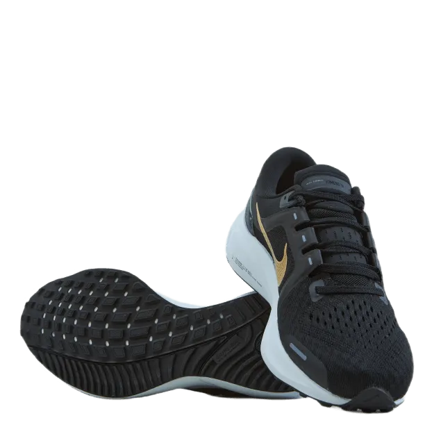 Air Zoom Vomero 16 Women's Run Black/mtlc Gold Coin-dk Smoke