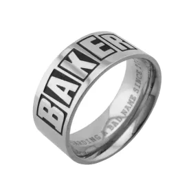 Baker Brand Logo Ring - Silver
