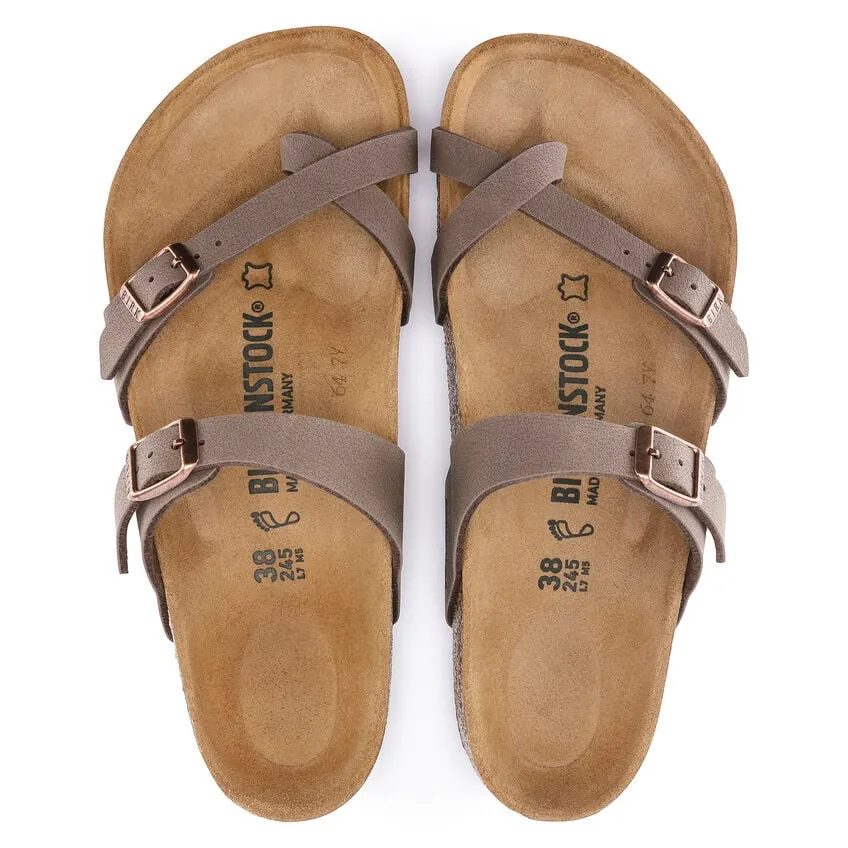 Birkenstock Women's Mayari Birkibuc Sandals - Mocha