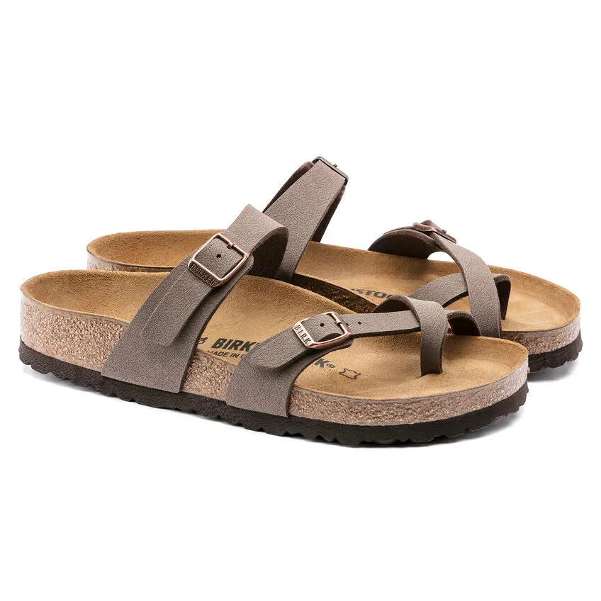 Birkenstock Women's Mayari Birkibuc Sandals - Mocha