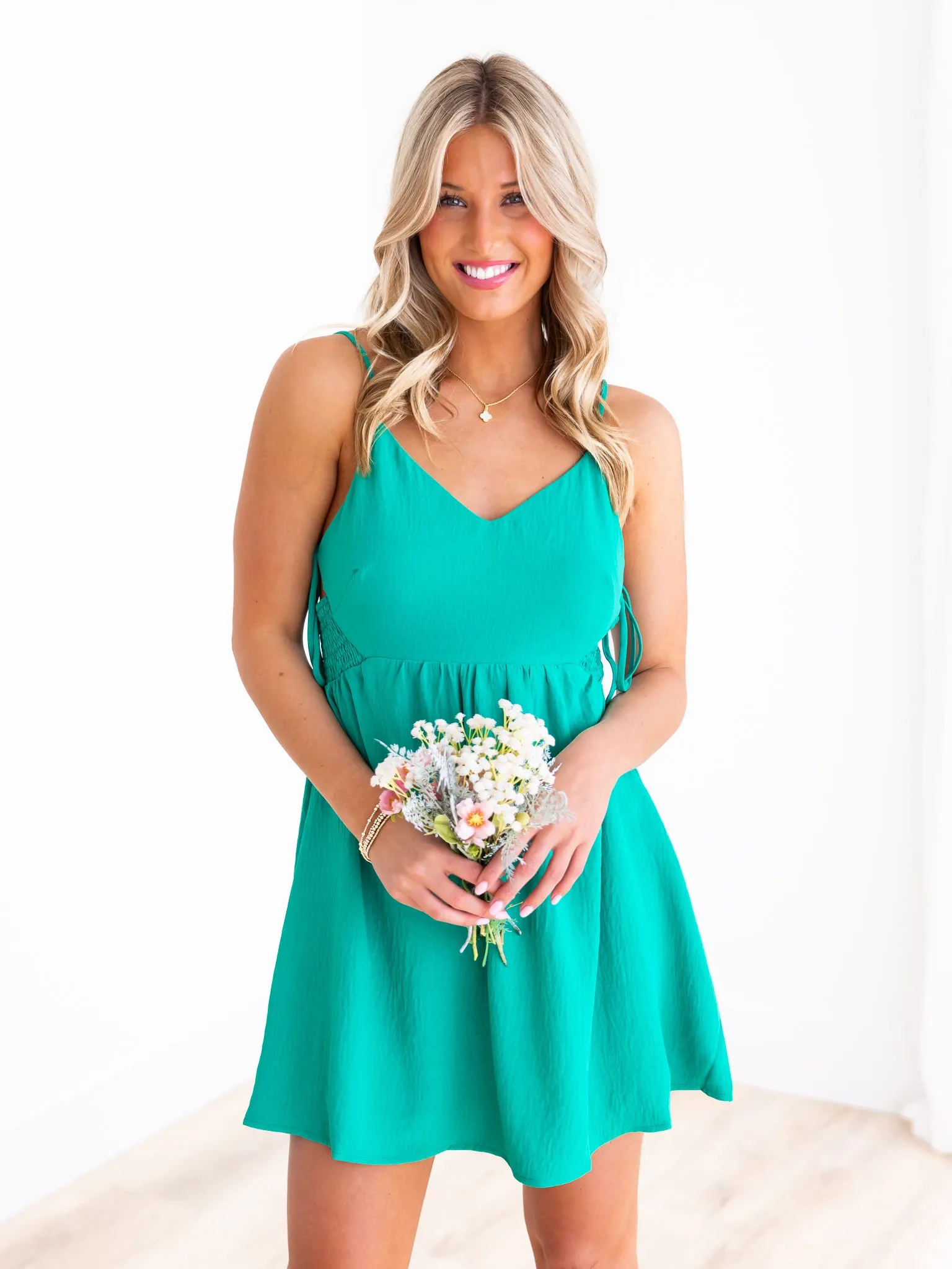 Brand New Day Side Tie Dress