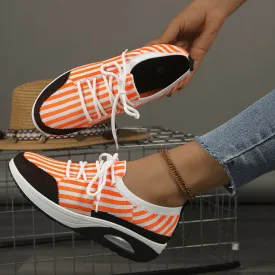 Breathable Mesh Round Toe Athletic