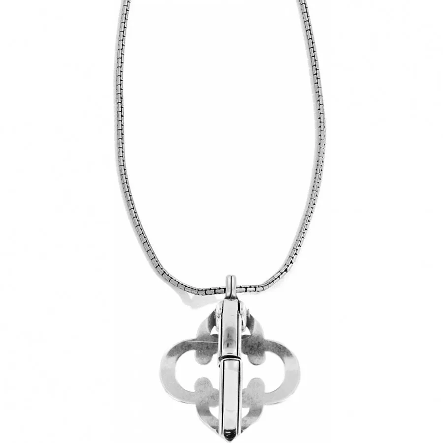 Brighton Toledo Badge Clip Necklace