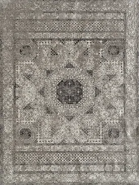 Cambridge Transitional Light Gray Machine Made Rug 7'10"x10'10"