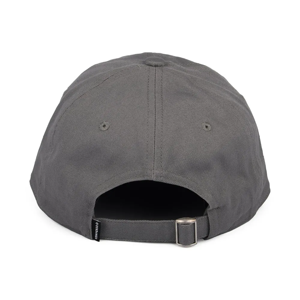 Casquette Tip Off en Coton gris chiné CONVERSE