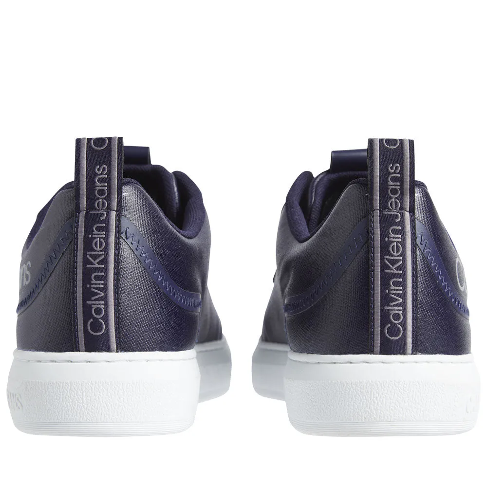 Casual Cupsole Sneakers With White Sole - Navy