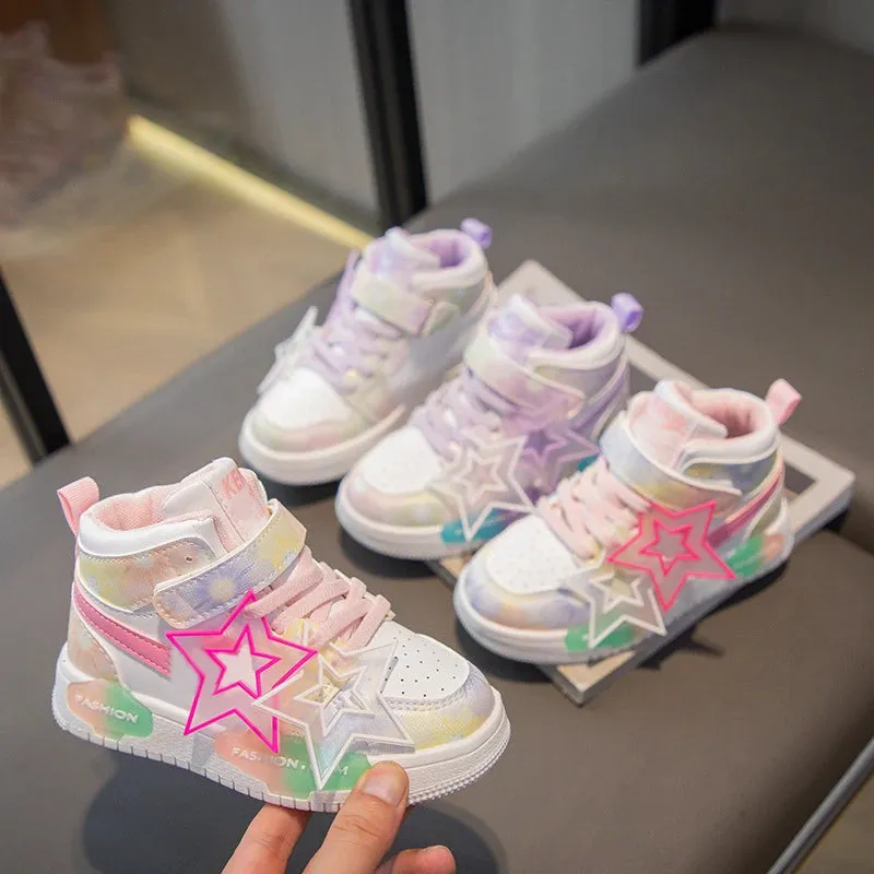 Classic Non-slip Colorful Walking Sneakers for Girls