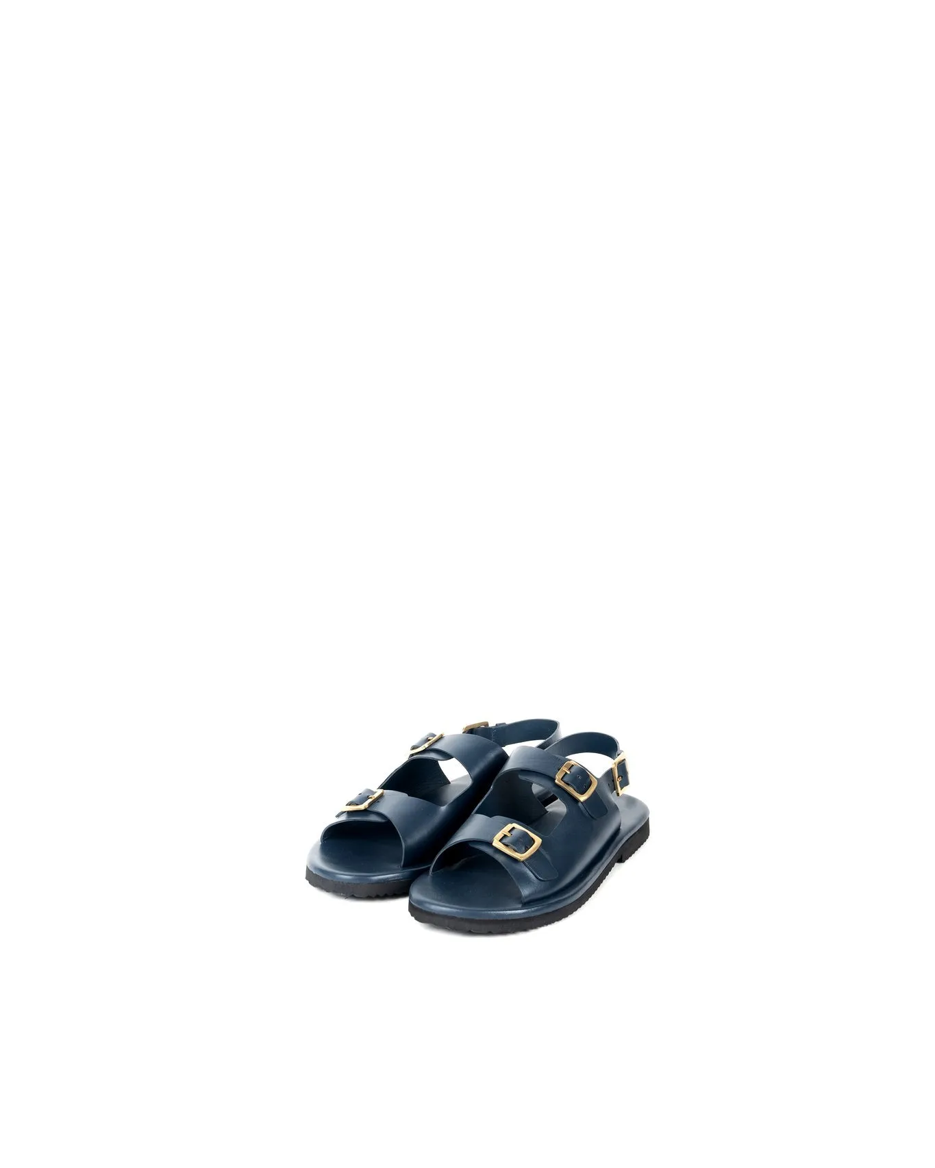 Classic Two Strap Leather Sandals for Men