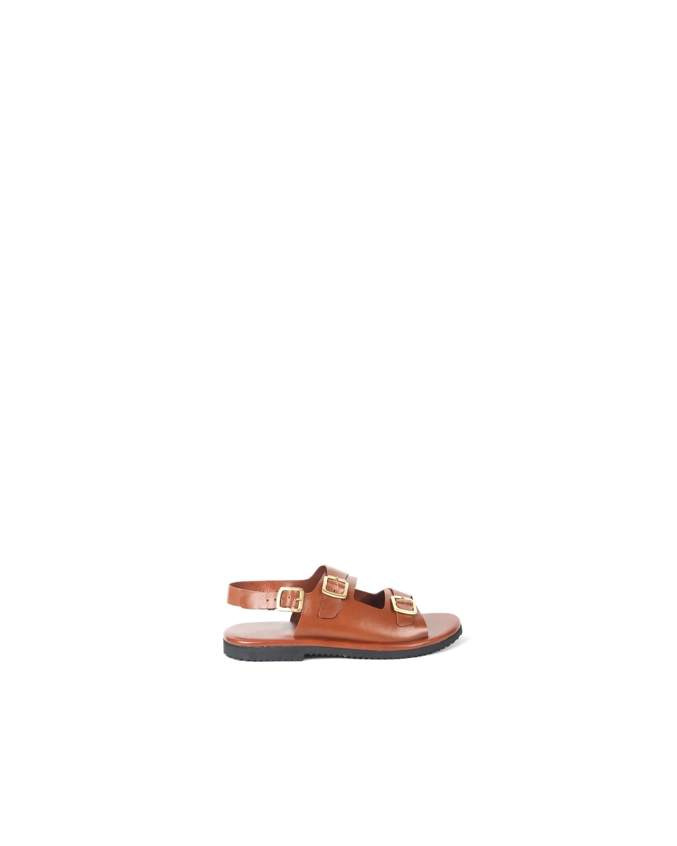 Classic Two Strap Leather Sandals for Men