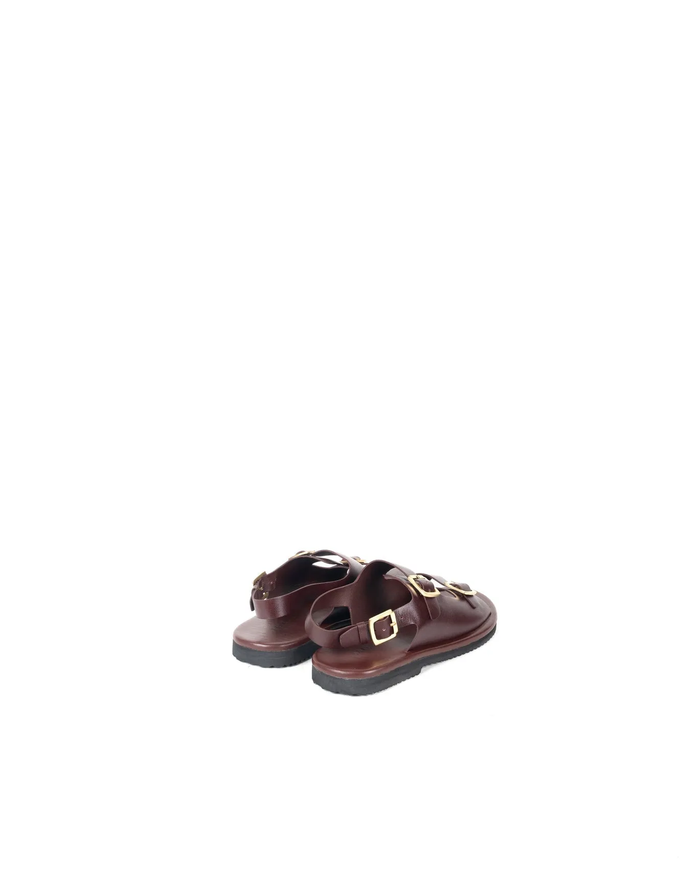 Classic Two Strap Leather Sandals for Men