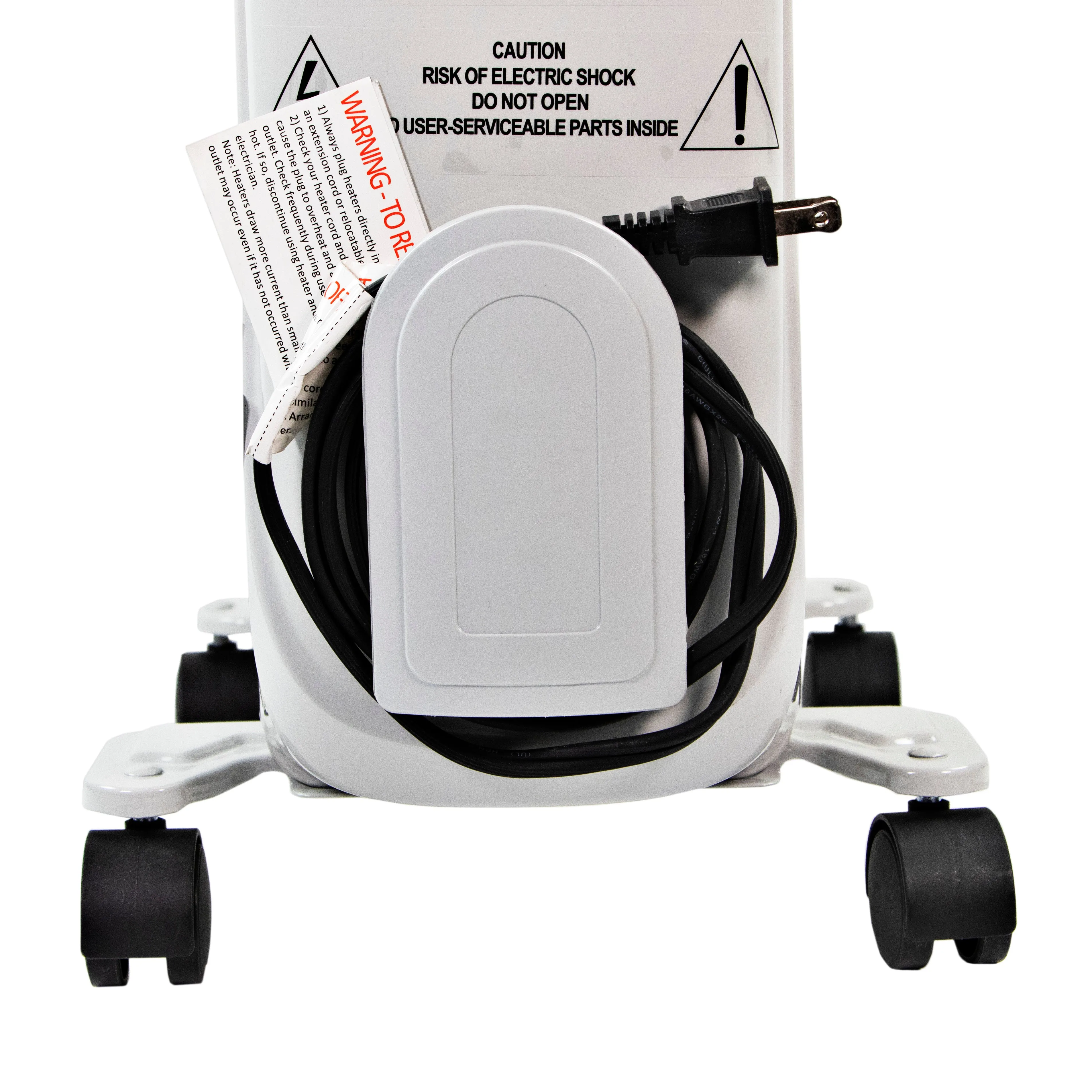 Comfort Zone Oil-Filled Deluxe Radiator Heater in Grey