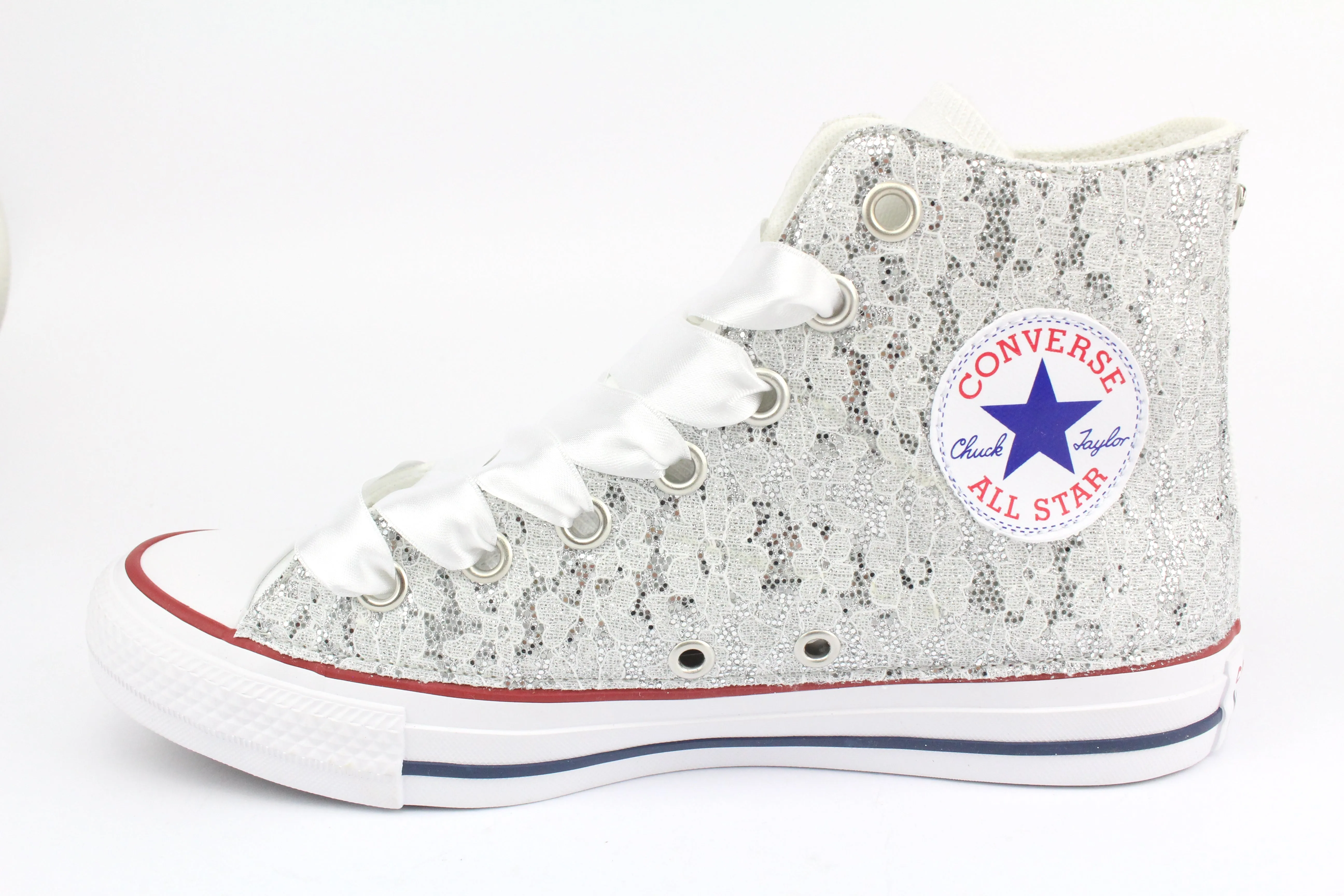 Converse All Star White Pizzo Holo