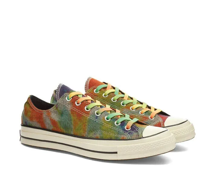 Converse Chuck Taylor All-Star 70 Tie Dye Plaid 168879C Unisex Shoes HS181