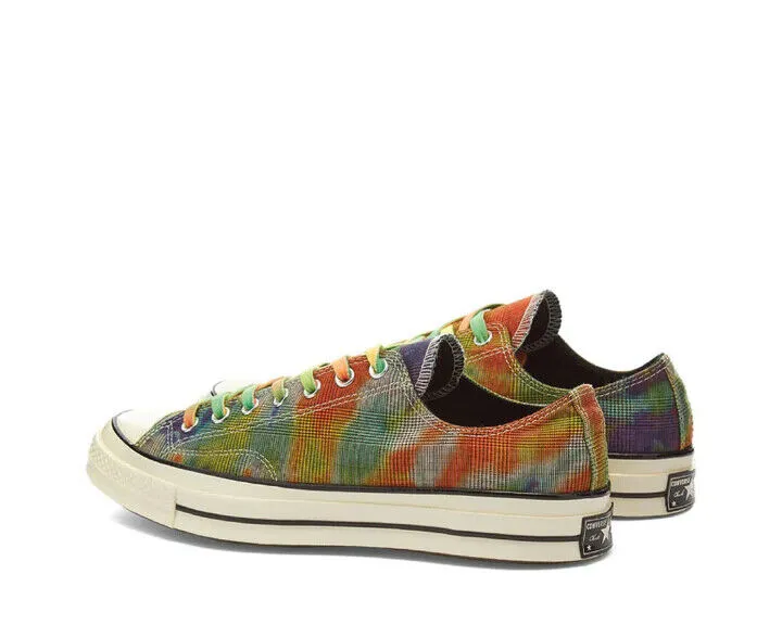Converse Chuck Taylor All-Star 70 Tie Dye Plaid 168879C Unisex Shoes HS181