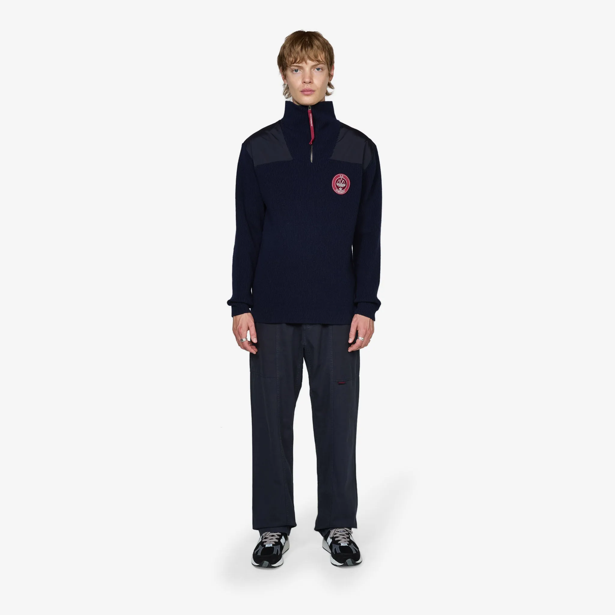 C.P. Company x SPZL Half Zip Sweatshirt Night Navy