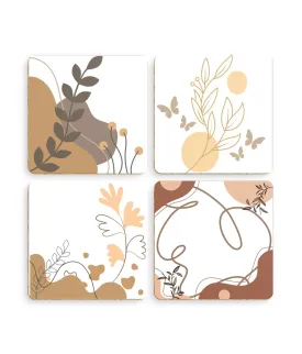 Elegant Coaster - Aesthetic Floral Designs