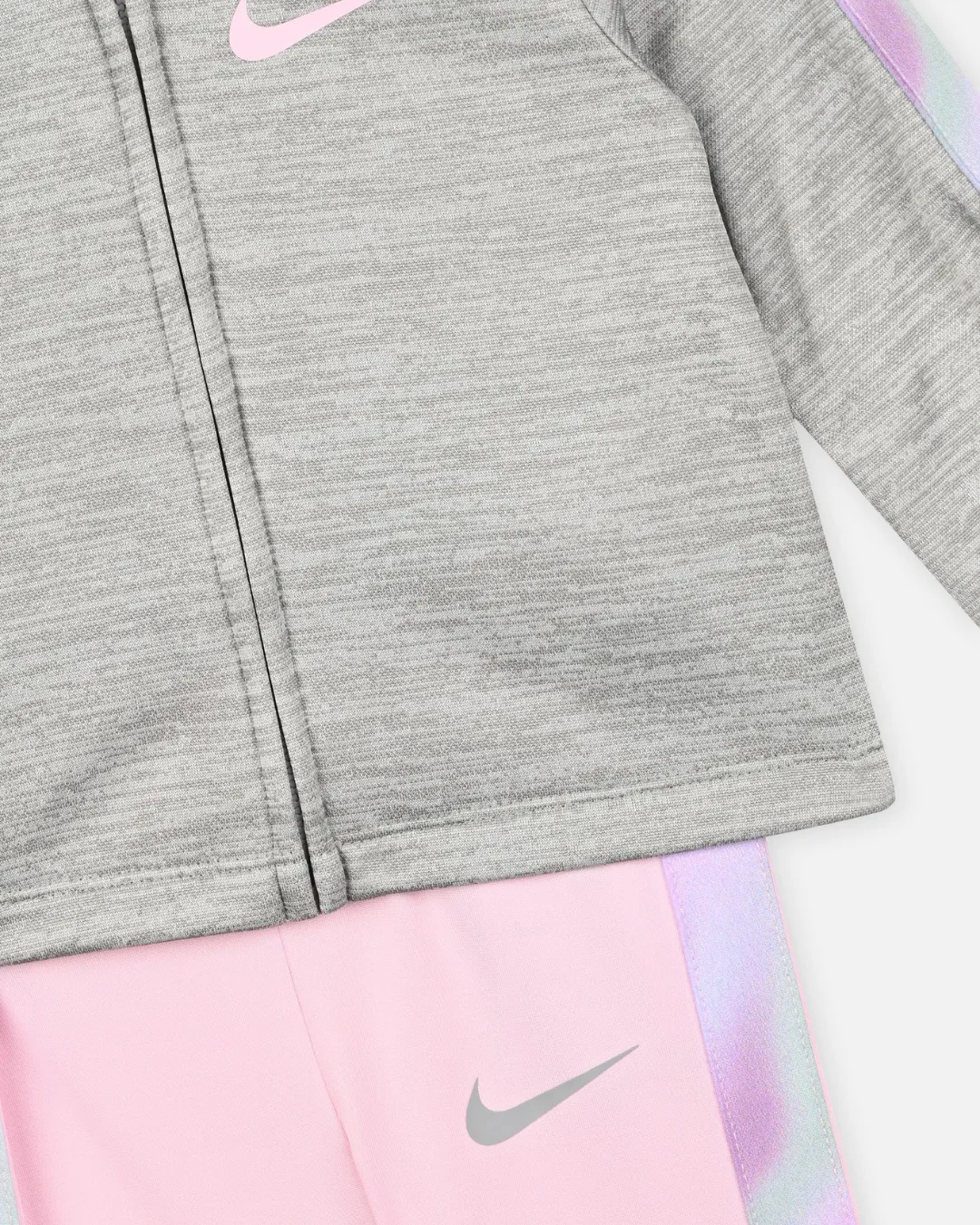 Ensemble Nike Bébé Therma-Fit - Gris/Rose
