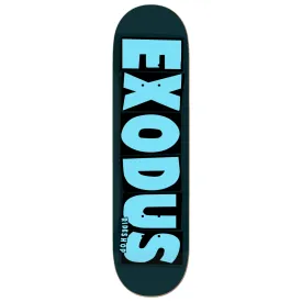 Exodus Brand Logo Skateboard Deck - Turquoise