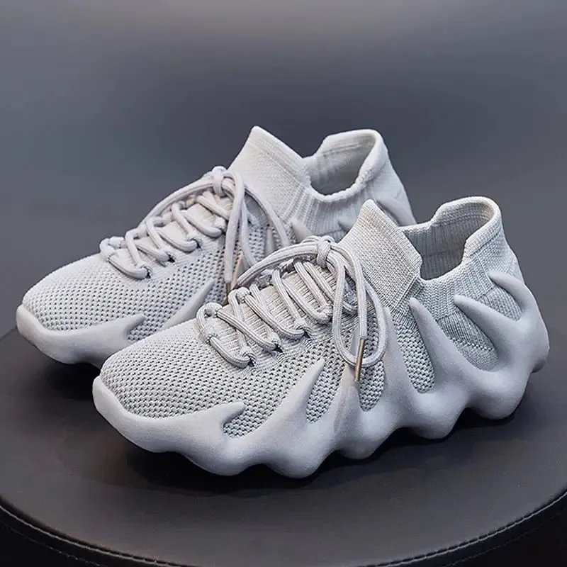 Futuristic Platform Breathable Sporty Sneakers