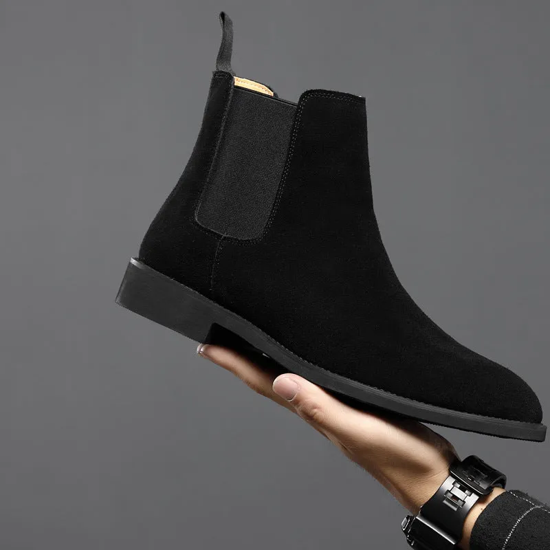 Genuine leather autumn and winter British Martin boots