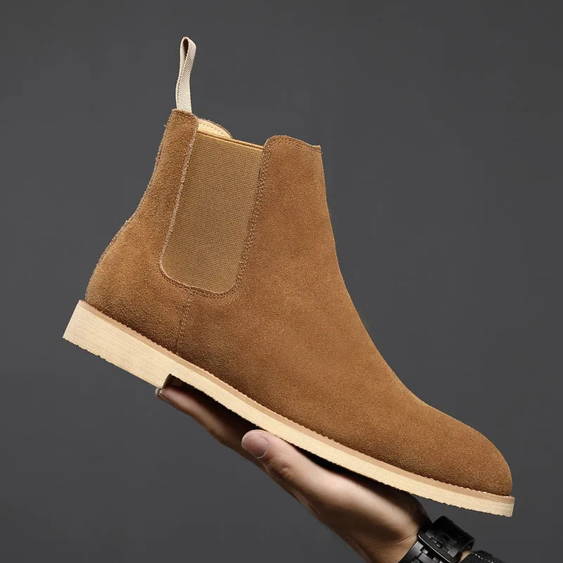 Genuine leather autumn and winter British Martin boots