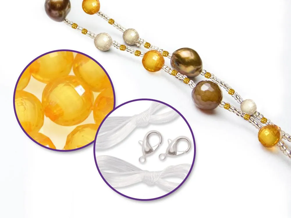 Glass Multi Pack Bead Kit - Metallique