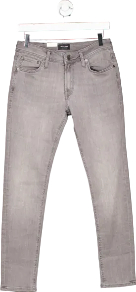 Jack & Jones Grey Denim Jeans W30 L30
