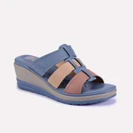 Matilda Blue Casual Slippers 0412627