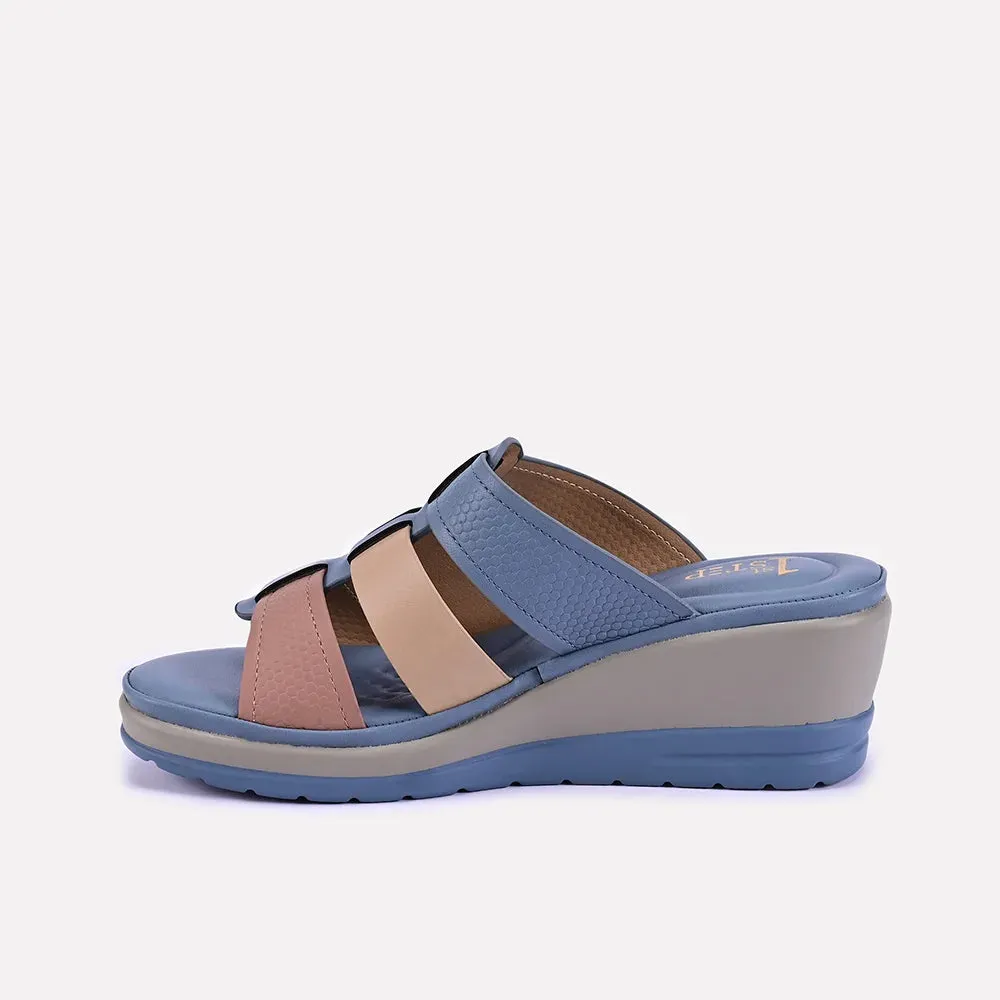 Matilda Blue Casual Slippers 0412627