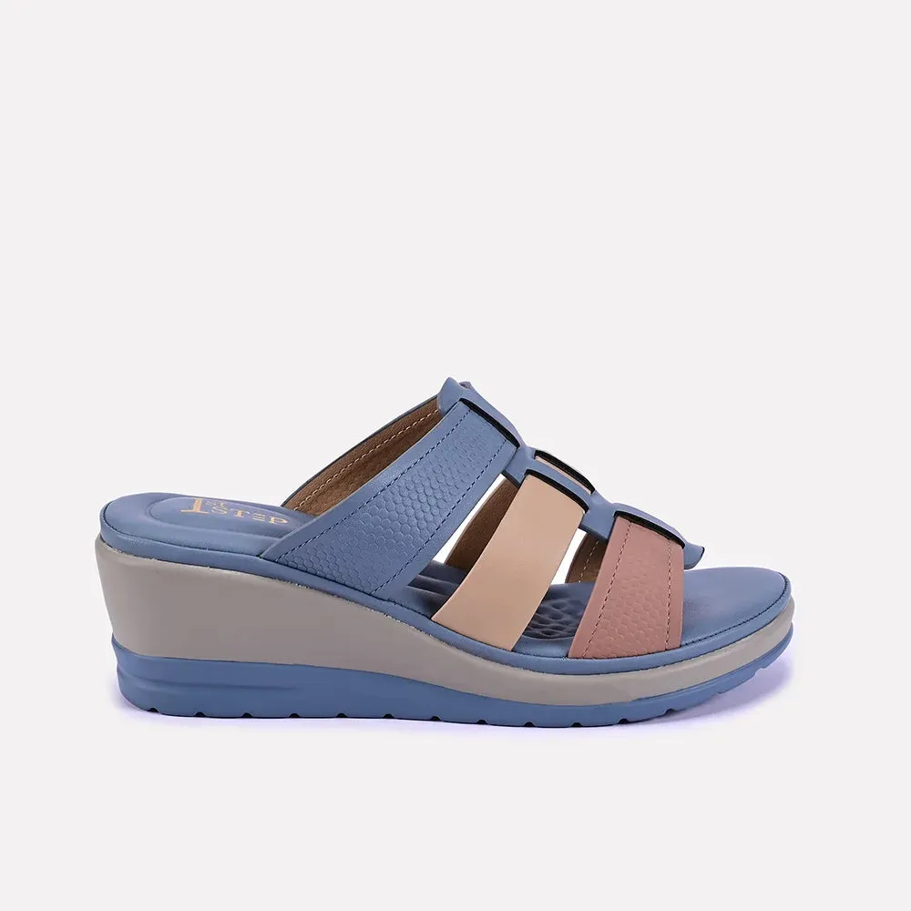 Matilda Blue Casual Slippers 0412627