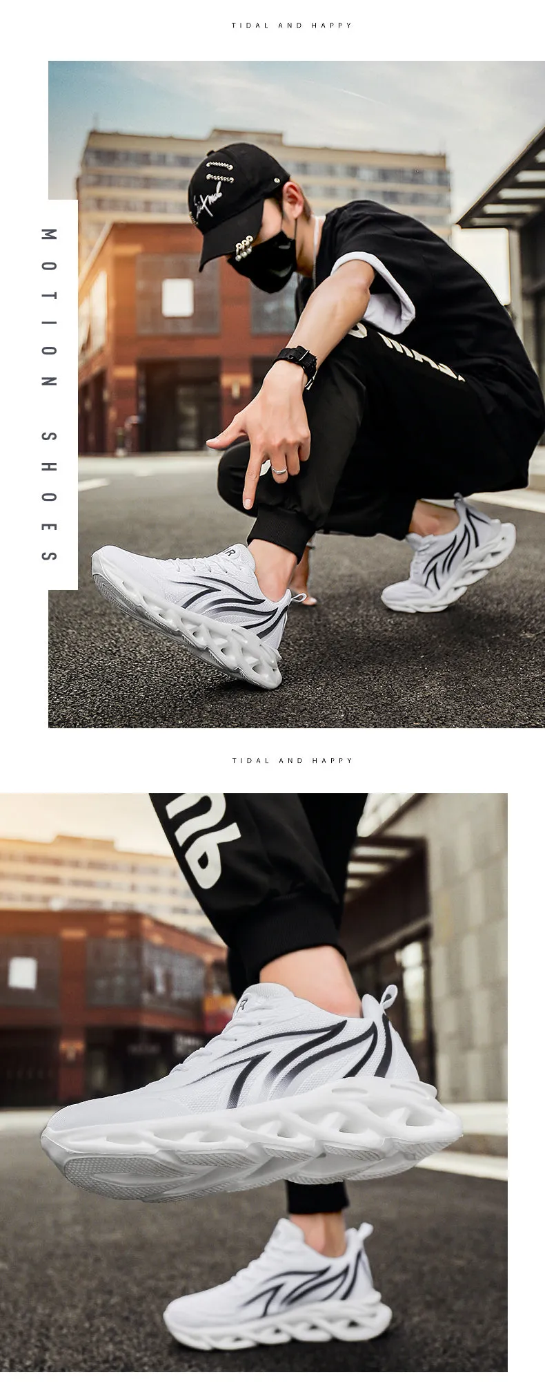 Men Flame Printed  Running Shoes Trainers