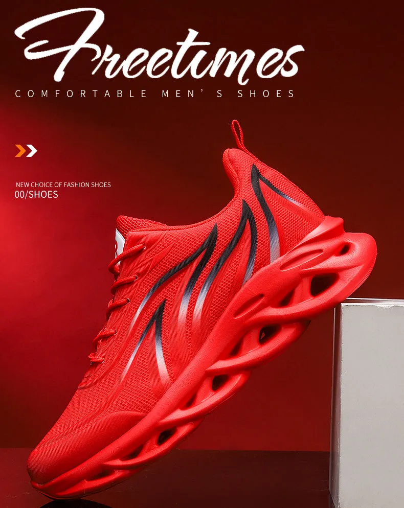 Men Flame Printed  Running Shoes Trainers