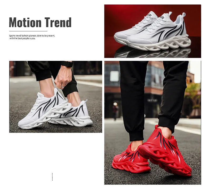 Men Flame Printed  Running Shoes Trainers