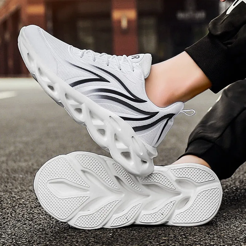Men Flame Printed  Running Shoes Trainers