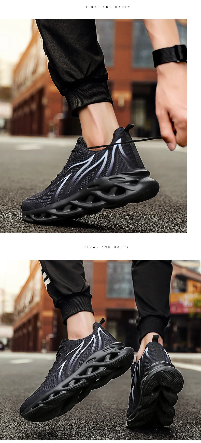 Men Flame Printed  Running Shoes Trainers