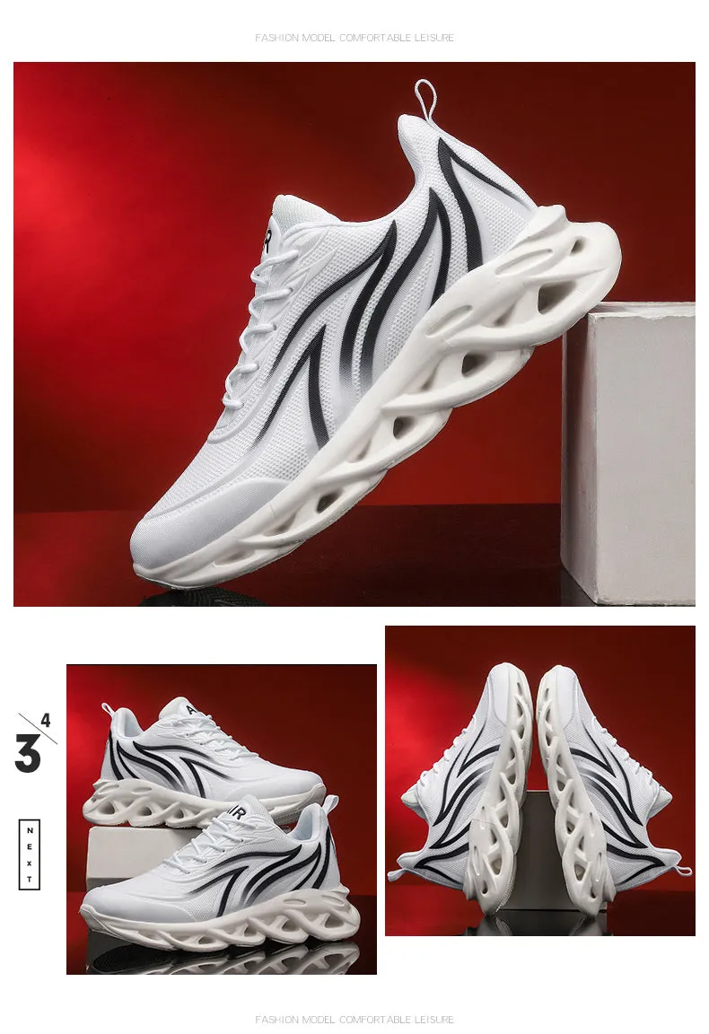 Men Flame Printed  Running Shoes Trainers