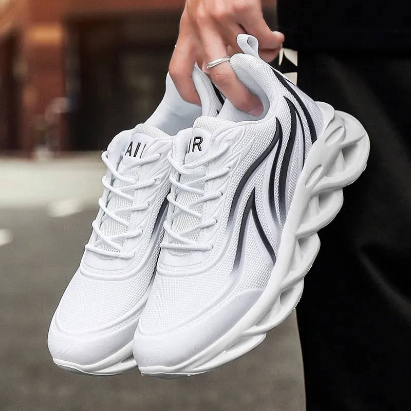 Men Flame Printed  Running Shoes Trainers