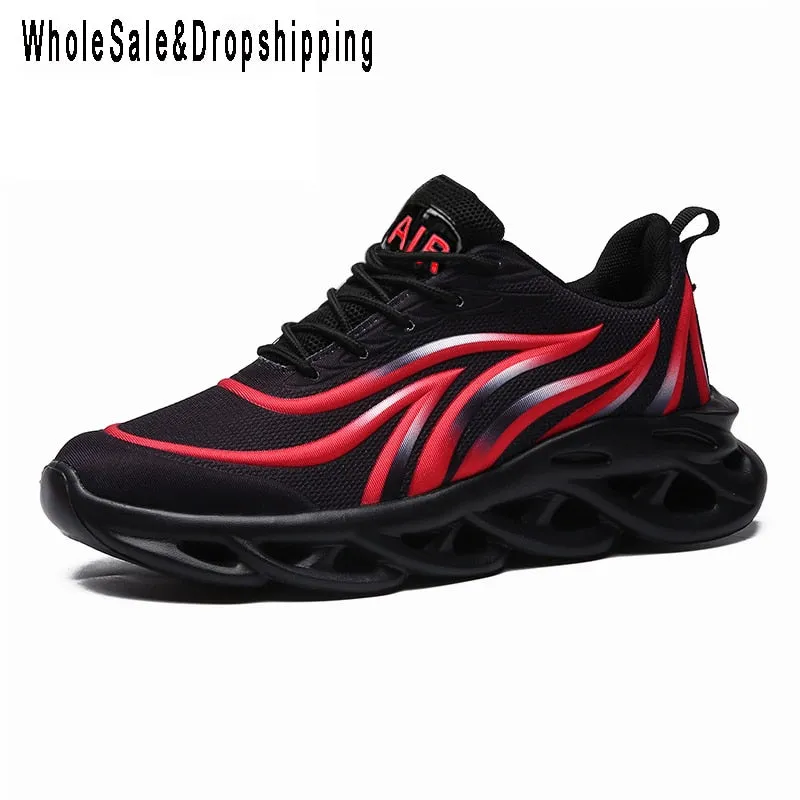 Men Flame Printed  Running Shoes Trainers