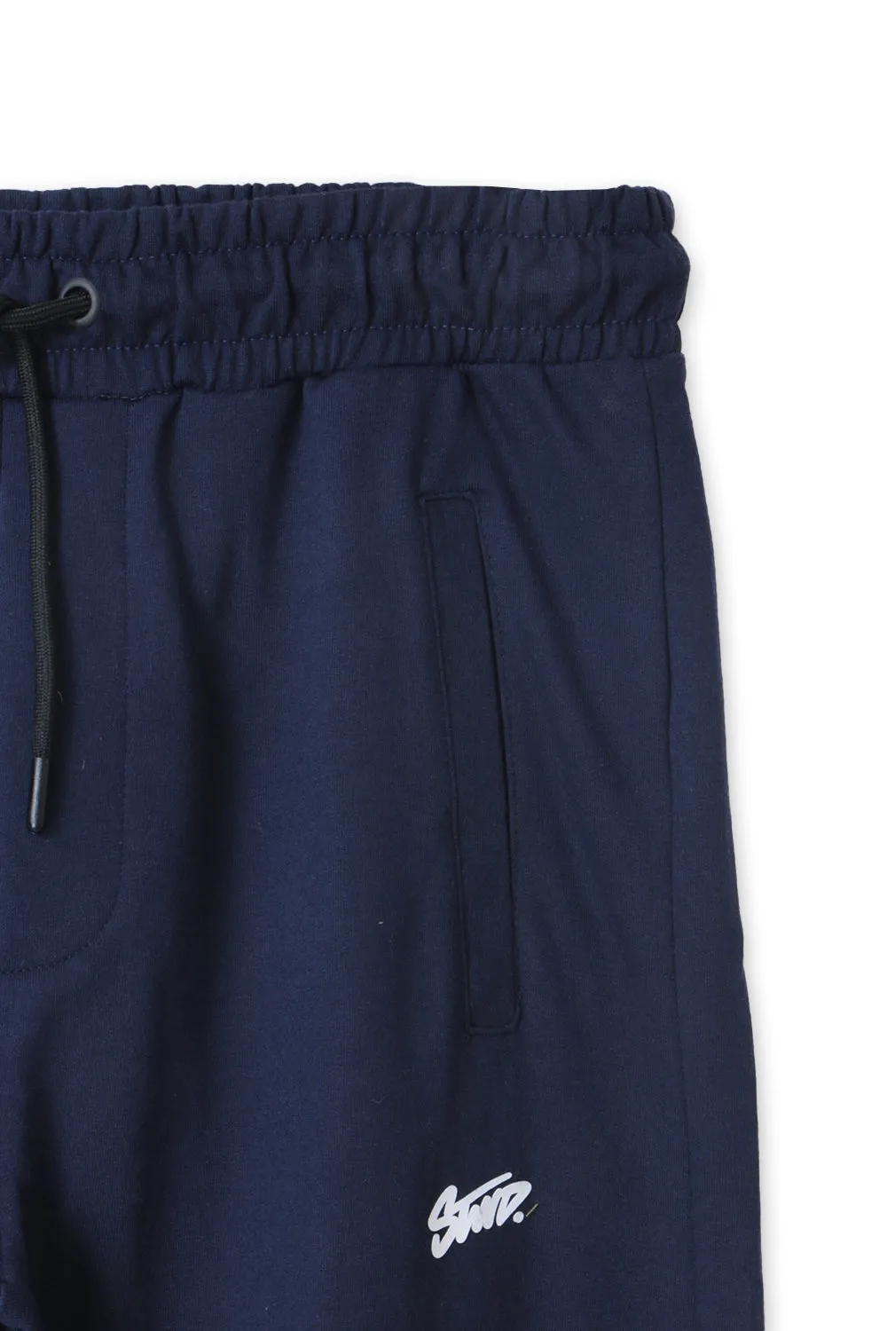 Men Pull & Bear Brand Trouser - Navy
