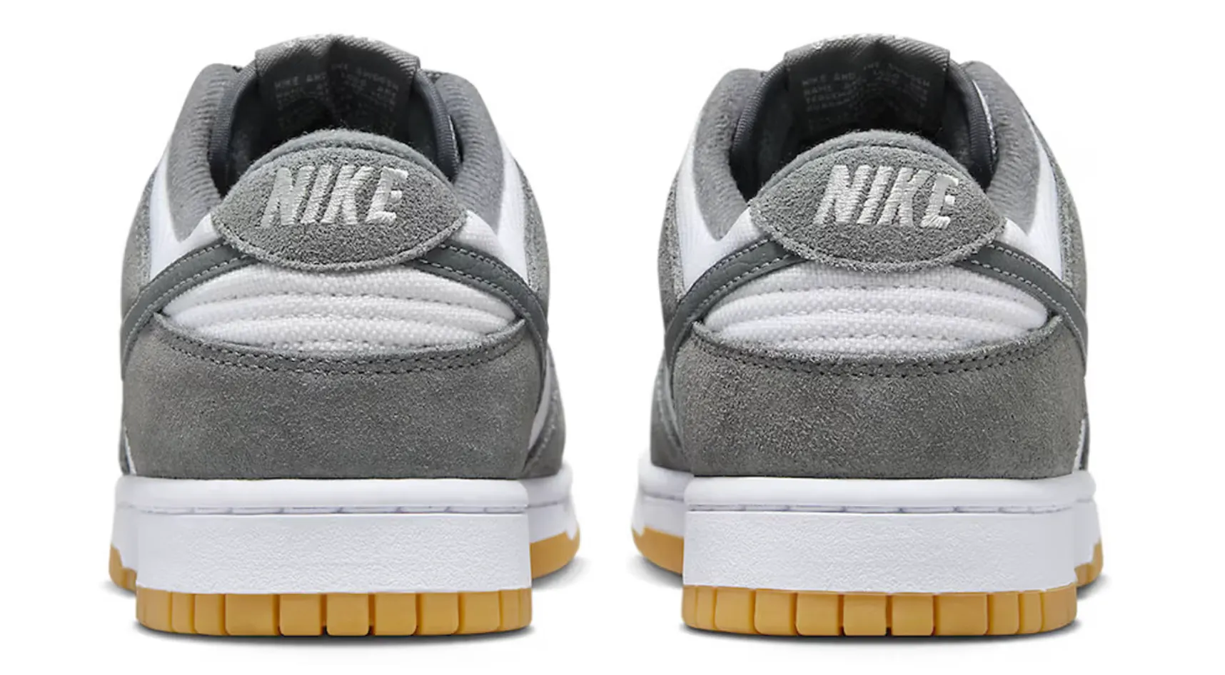 NIKE DUNK LOW SMOKE GREY GUM 3M SWOOSH